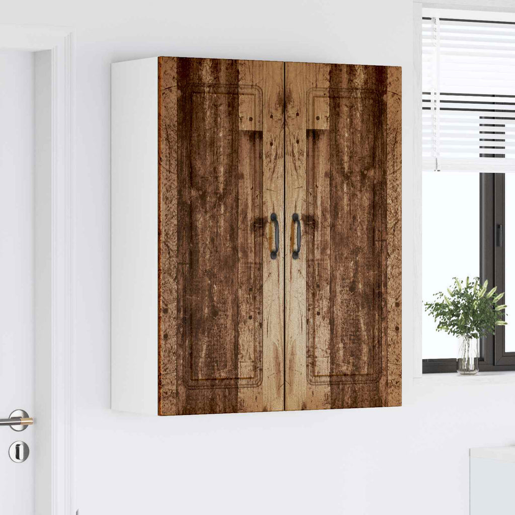 vidaXL Front do zmywarki Kalmar Stare drewno 80 x 31 x 100 cm