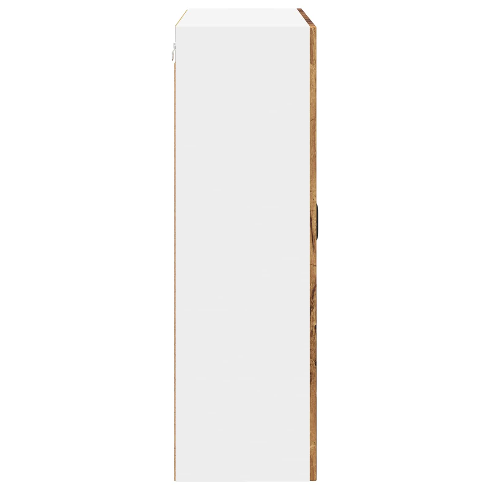 vidaXL Front do zmywarki Kalmar Stare drewno 80 x 31 x 100 cm