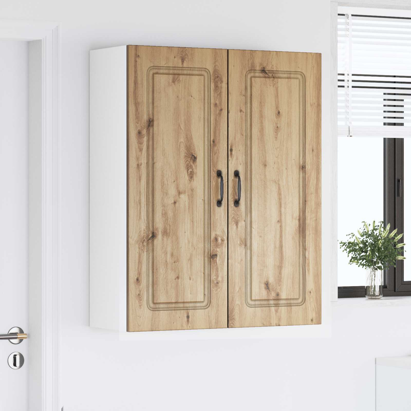 vidaXL Front do zmywarki Kalmar Dąb rzemieślniczy 80 x 31 x 100 cm