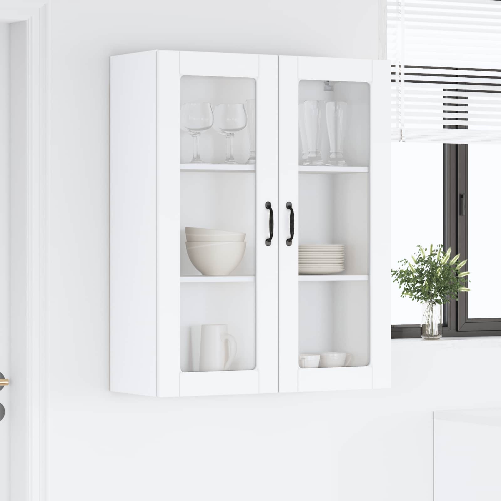 vidaXL Front do zmywarki Kalmar Biały 80 x 31 x 100 cm
