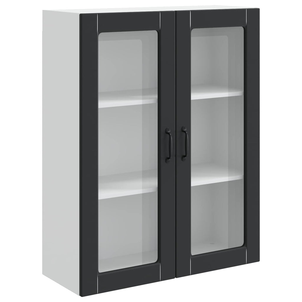 vidaXL Front do zmywarki Kalmar Czarny 80 x 31 x 100 cm