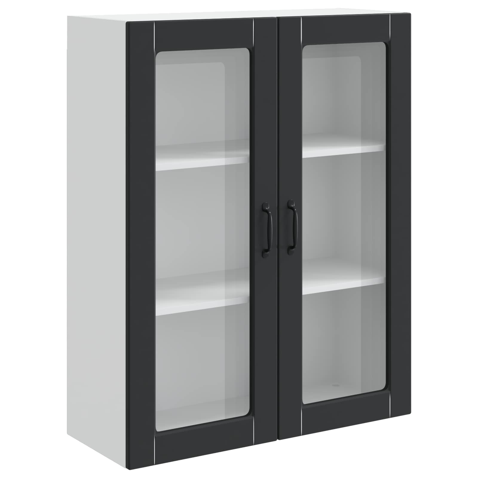 vidaXL Front do zmywarki Kalmar Czarny 80 x 31 x 100 cm