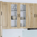 vidaXL Front do zmywarki Kalmar Dąb Sonoma 80 x 31 x 100 cm