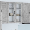vidaXL Front do zmywarki Kalmar Betonowy szary 80 x 31 x 100 cm