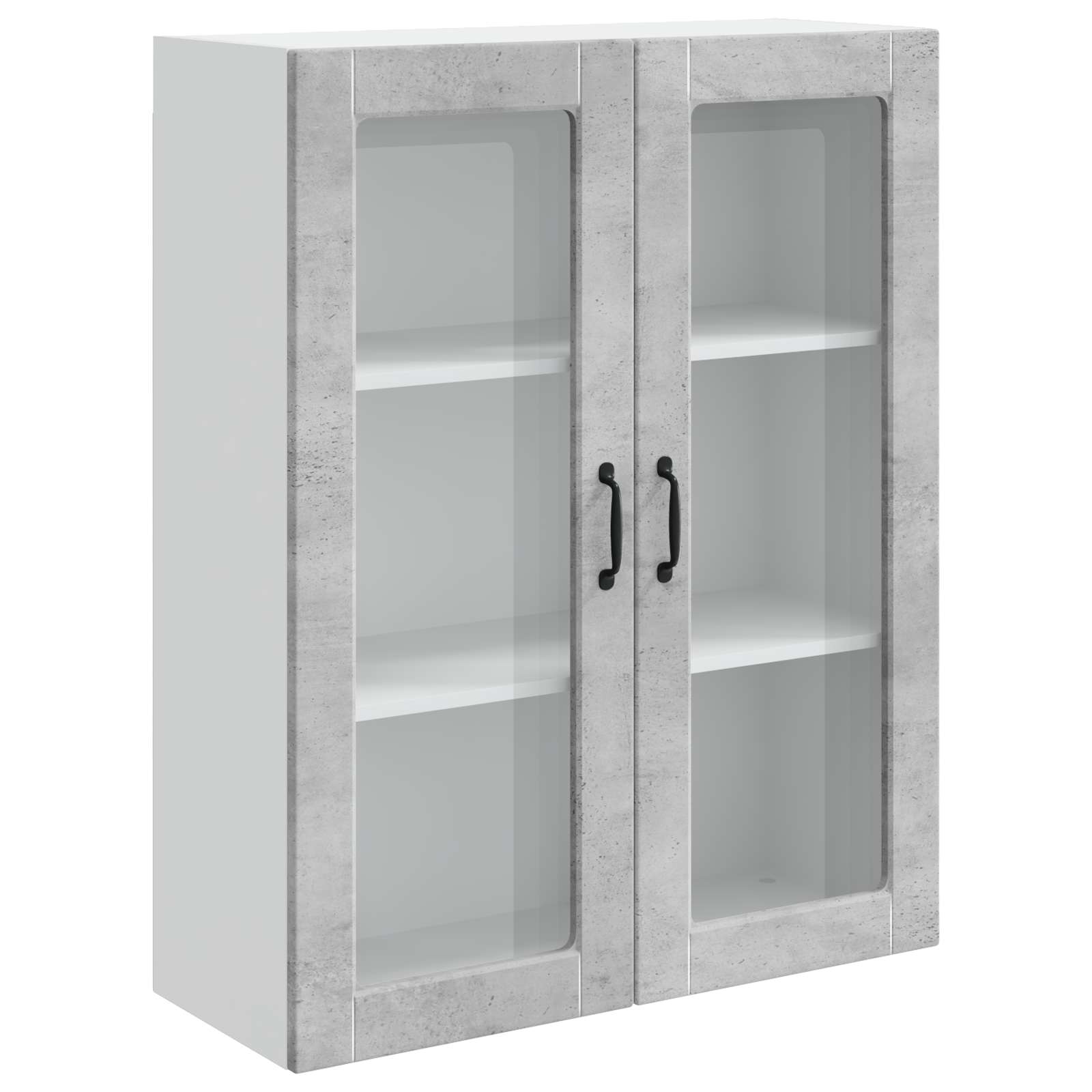 vidaXL Front do zmywarki Kalmar Betonowy szary 80 x 31 x 100 cm