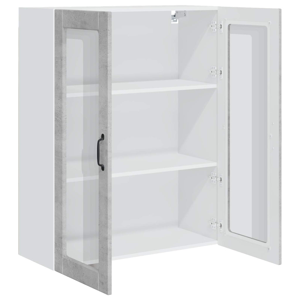 vidaXL Front do zmywarki Kalmar Betonowy szary 80 x 31 x 100 cm