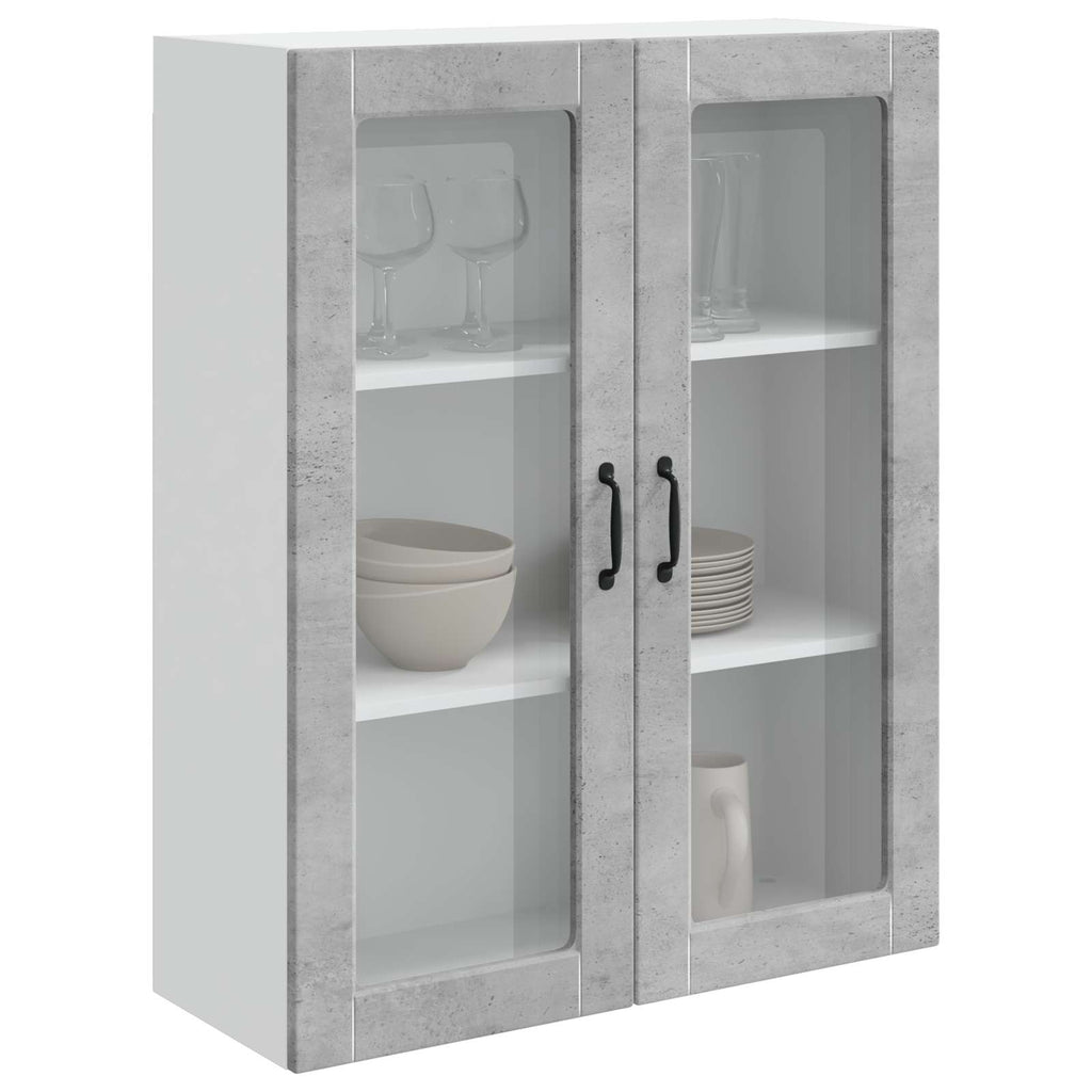 vidaXL Front do zmywarki Kalmar Betonowy szary 80 x 31 x 100 cm