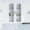 vidaXL Front do zmywarki Kalmar Wysoki połysk biały 80 x 31 x 100 cm