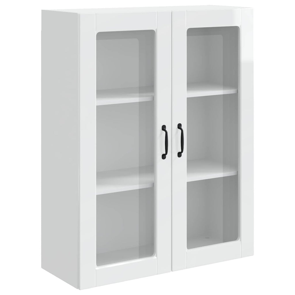 vidaXL Front do zmywarki Kalmar Wysoki połysk biały 80 x 31 x 100 cm