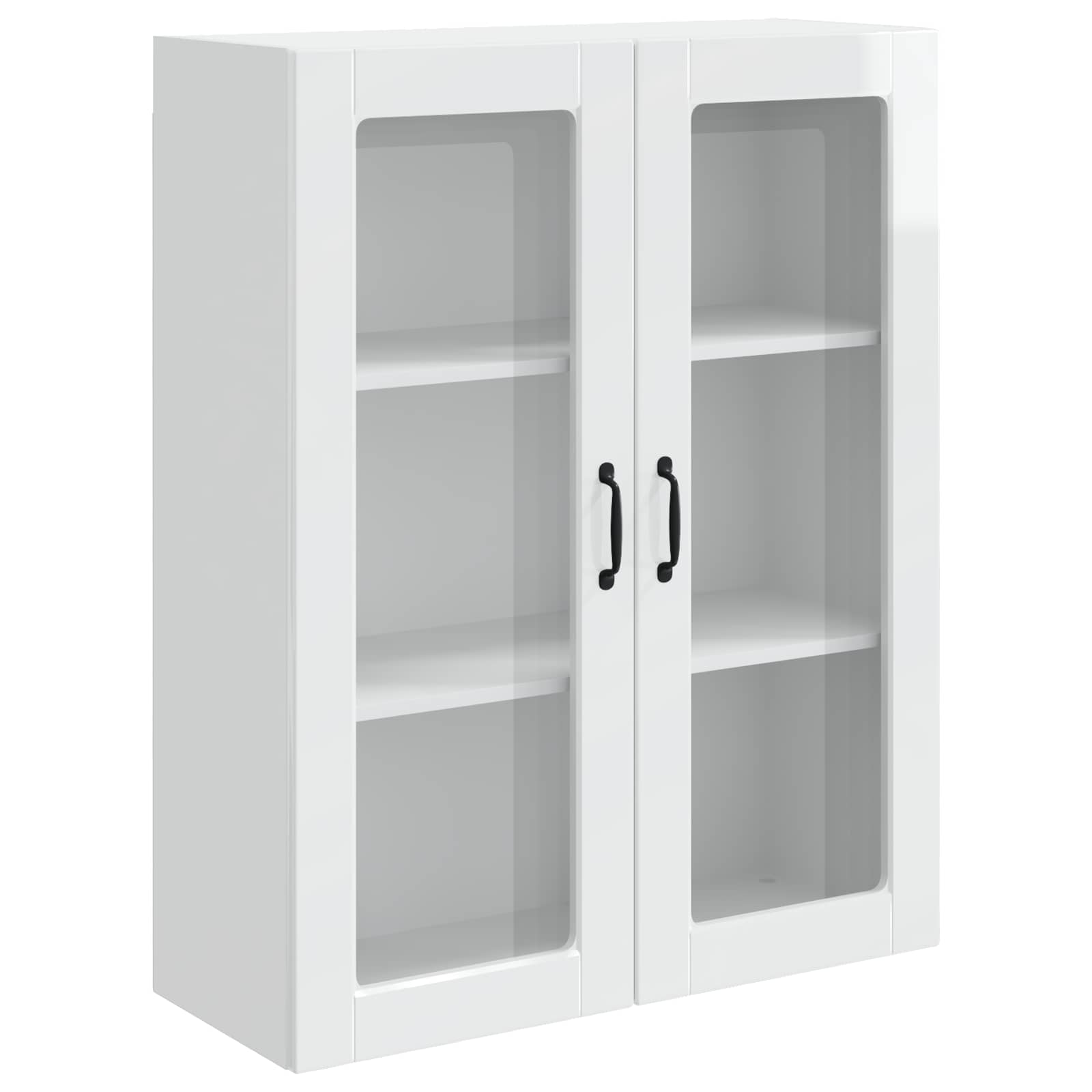 vidaXL Front do zmywarki Kalmar Wysoki połysk biały 80 x 31 x 100 cm