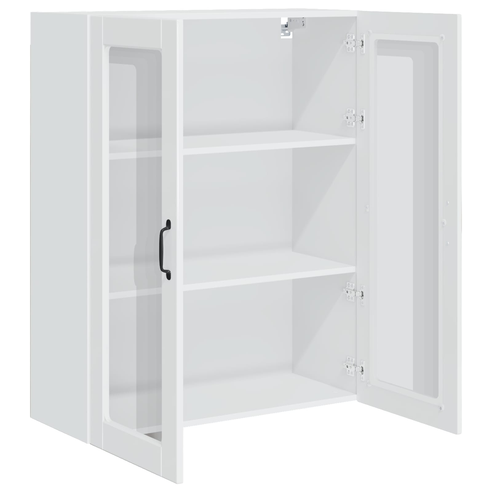 vidaXL Front do zmywarki Kalmar Wysoki połysk biały 80 x 31 x 100 cm