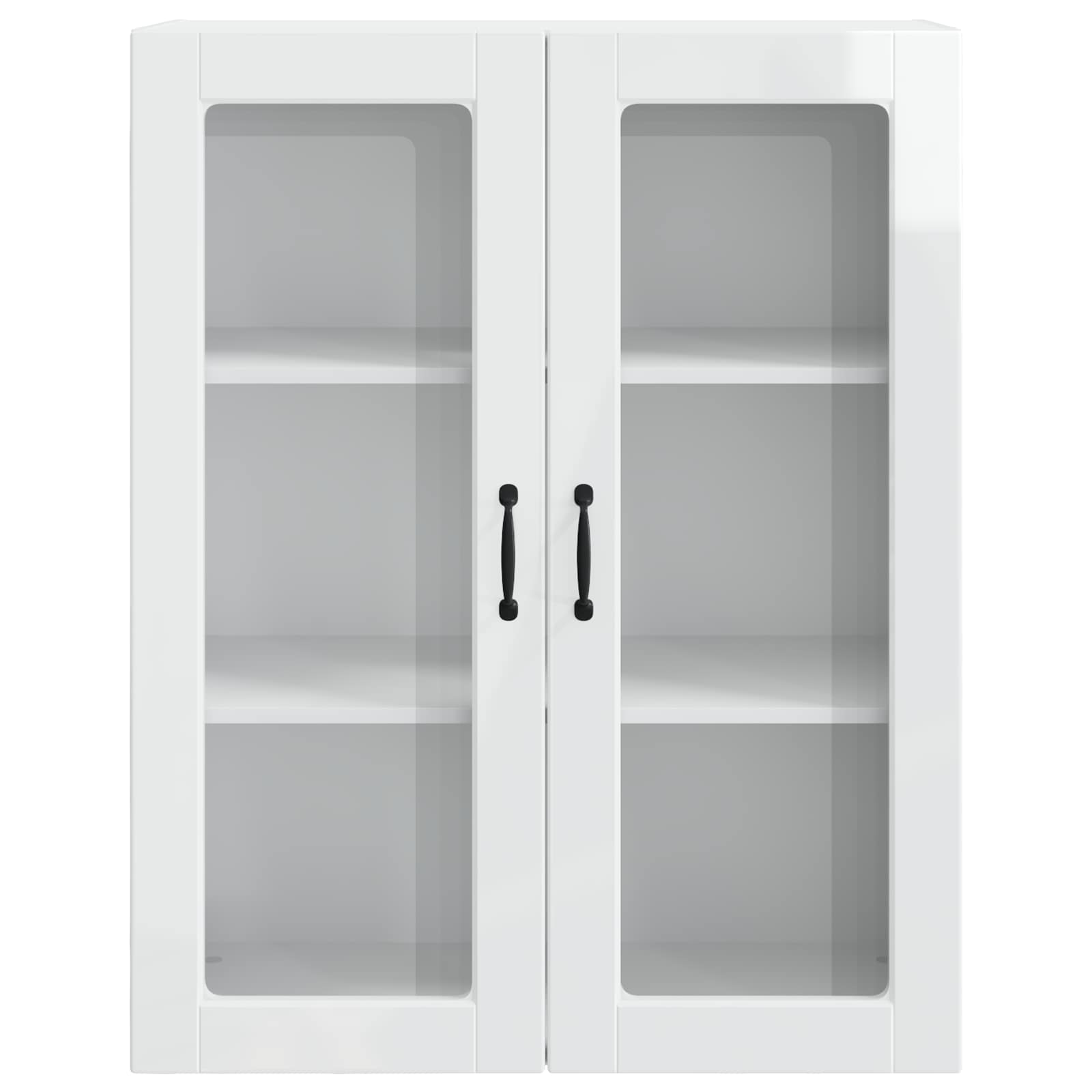 vidaXL Front do zmywarki Kalmar Wysoki połysk biały 80 x 31 x 100 cm