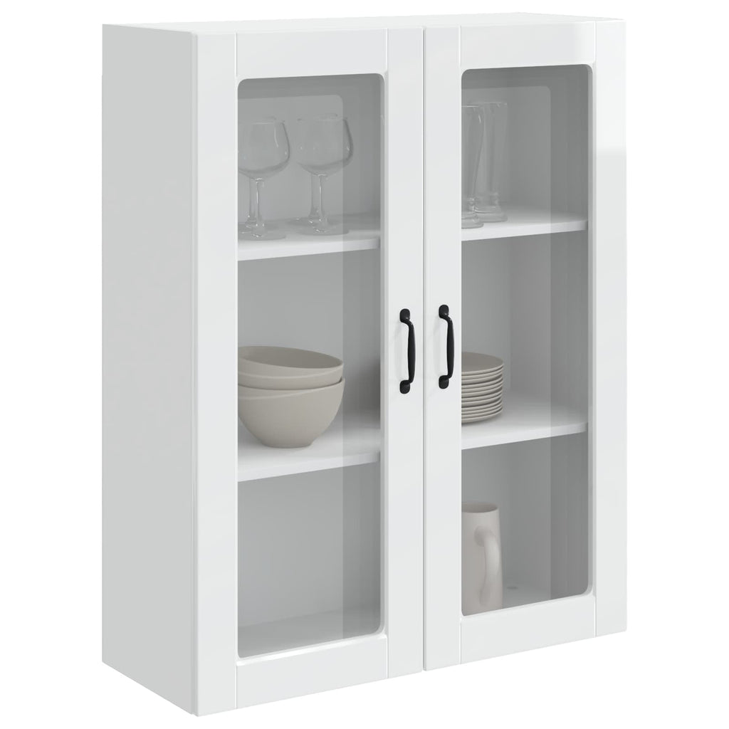vidaXL Front do zmywarki Kalmar Wysoki połysk biały 80 x 31 x 100 cm