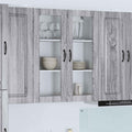 vidaXL Front do zmywarki Kalmar Szary Sonoma 80 x 31 x 100 cm