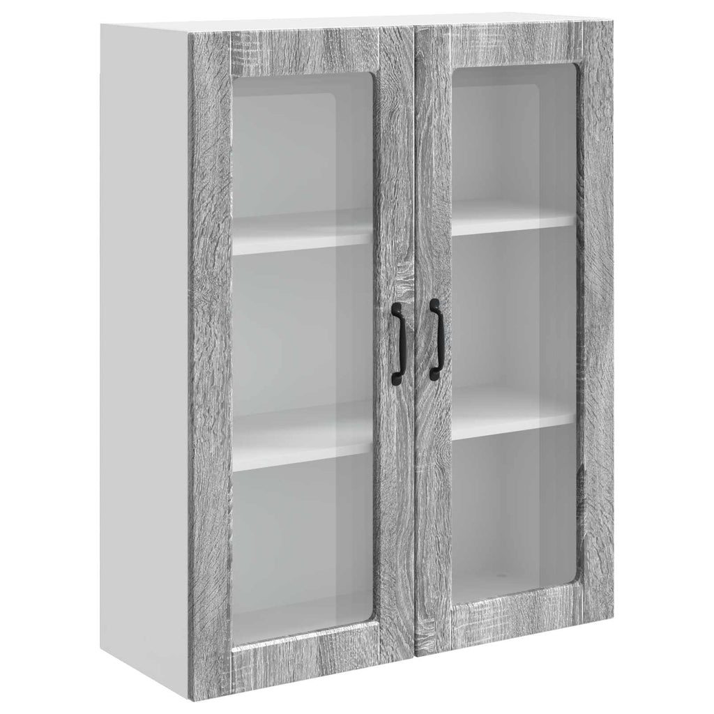 vidaXL Front do zmywarki Kalmar Szary Sonoma 80 x 31 x 100 cm