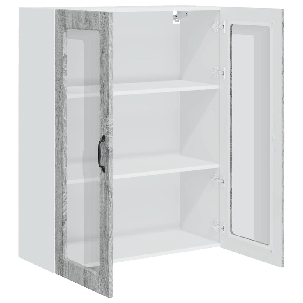 vidaXL Front do zmywarki Kalmar Szary Sonoma 80 x 31 x 100 cm