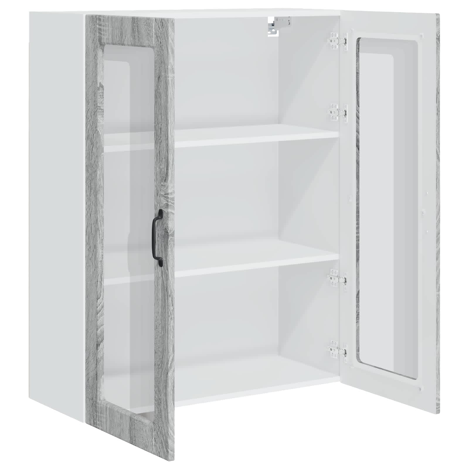 vidaXL Front do zmywarki Kalmar Szary Sonoma 80 x 31 x 100 cm