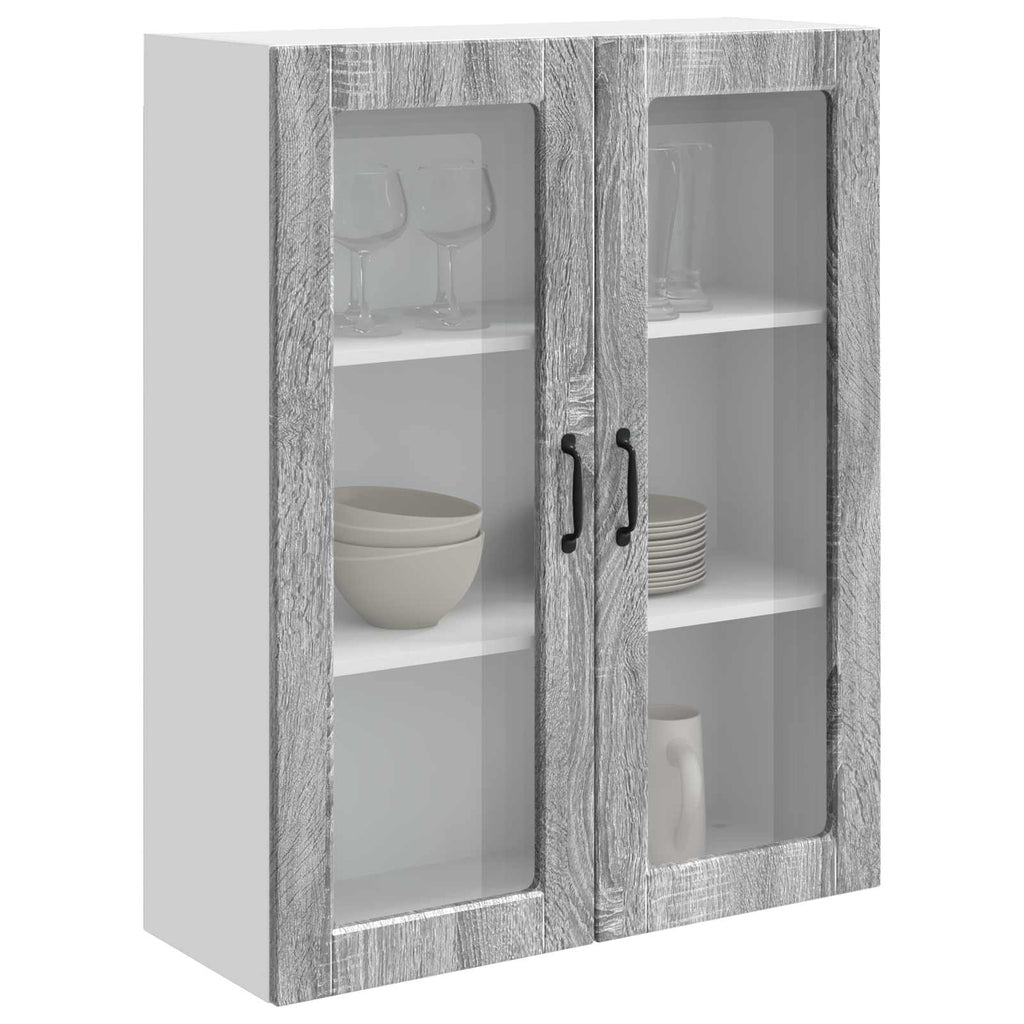vidaXL Front do zmywarki Kalmar Szary Sonoma 80 x 31 x 100 cm
