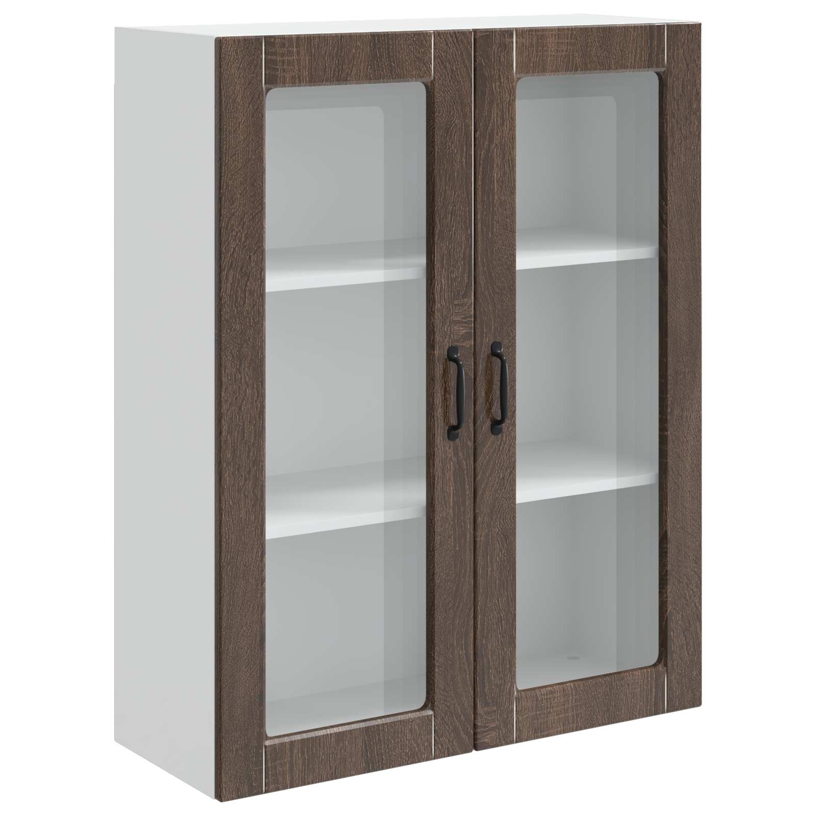 vidaXL Front do zmywarki Kalmar Brązowy dąb 80 x 31 x 100 cm