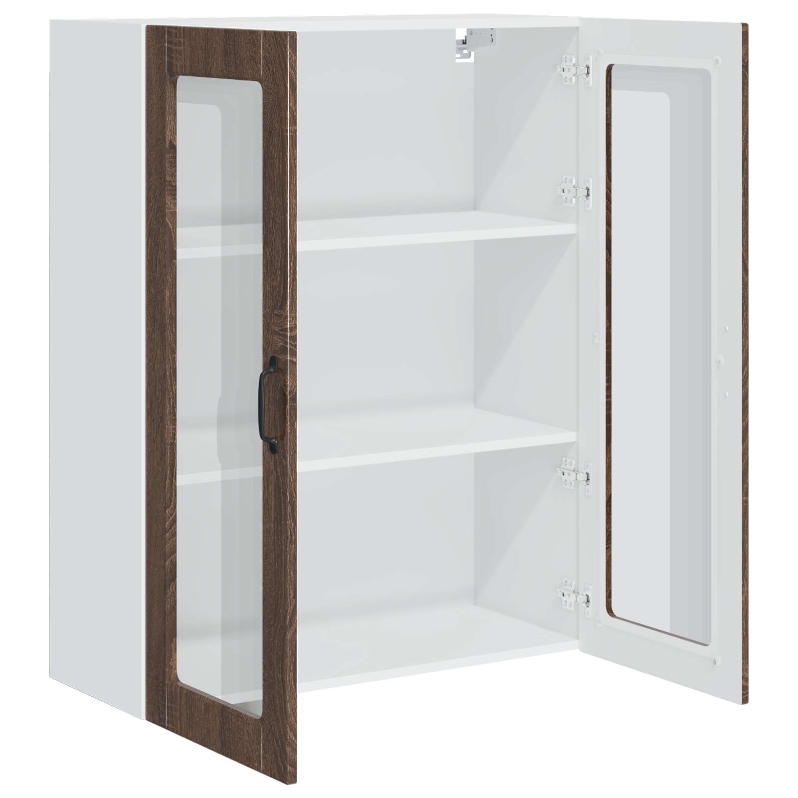 vidaXL Front do zmywarki Kalmar Brązowy dąb 80 x 31 x 100 cm