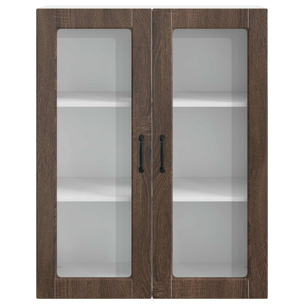 vidaXL Front do zmywarki Kalmar Brązowy dąb 80 x 31 x 100 cm