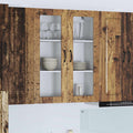 vidaXL Front do zmywarki Kalmar Stare drewno 80 x 31 x 100 cm