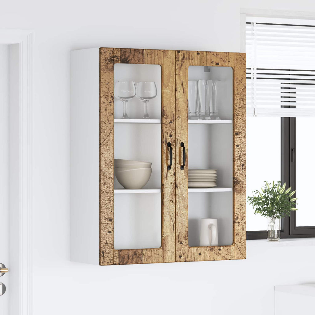 vidaXL Front do zmywarki Kalmar Stare drewno 80 x 31 x 100 cm