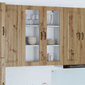 vidaXL Front do zmywarki Kalmar Dąb rzemieślniczy 80 x 31 x 100 cm