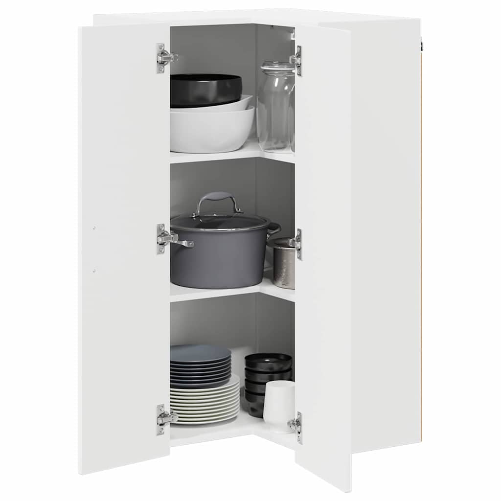 vidaXL Front do zmywarki Kalmar Biały 57 x 57 x 100 cm