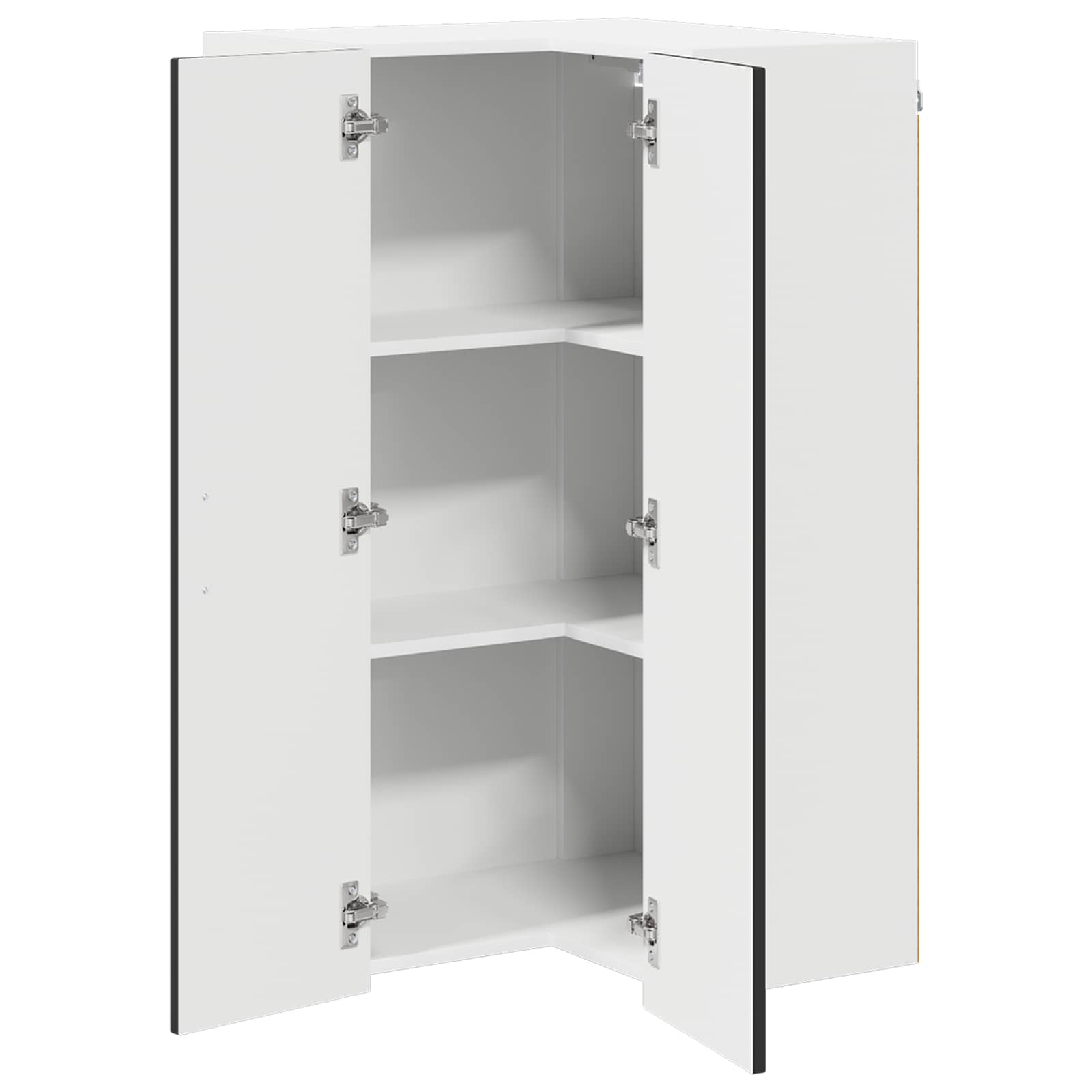 vidaXL Front do zmywarki Kalmar Czarny 57 x 57 x 100 cm