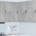 vidaXL Front do zmywarki Kalmar Betonowy szary 57 x 57 x 100 cm