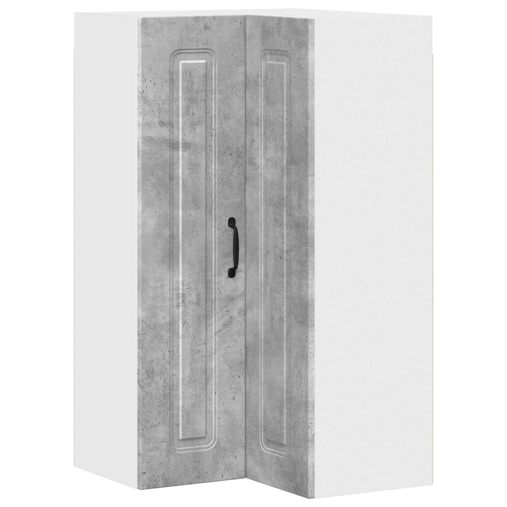 vidaXL Front do zmywarki Kalmar Betonowy szary 57 x 57 x 100 cm