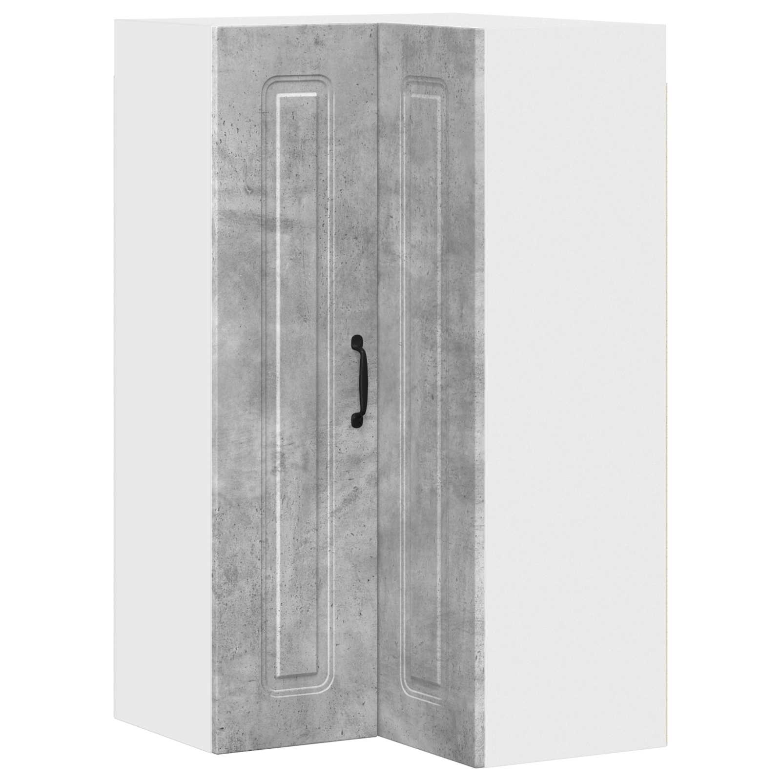 vidaXL Front do zmywarki Kalmar Betonowy szary 57 x 57 x 100 cm