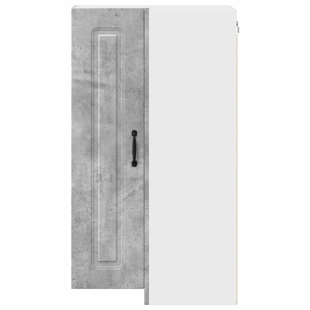 vidaXL Front do zmywarki Kalmar Betonowy szary 57 x 57 x 100 cm