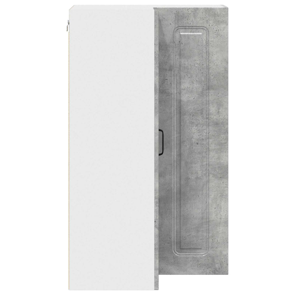 vidaXL Front do zmywarki Kalmar Betonowy szary 57 x 57 x 100 cm