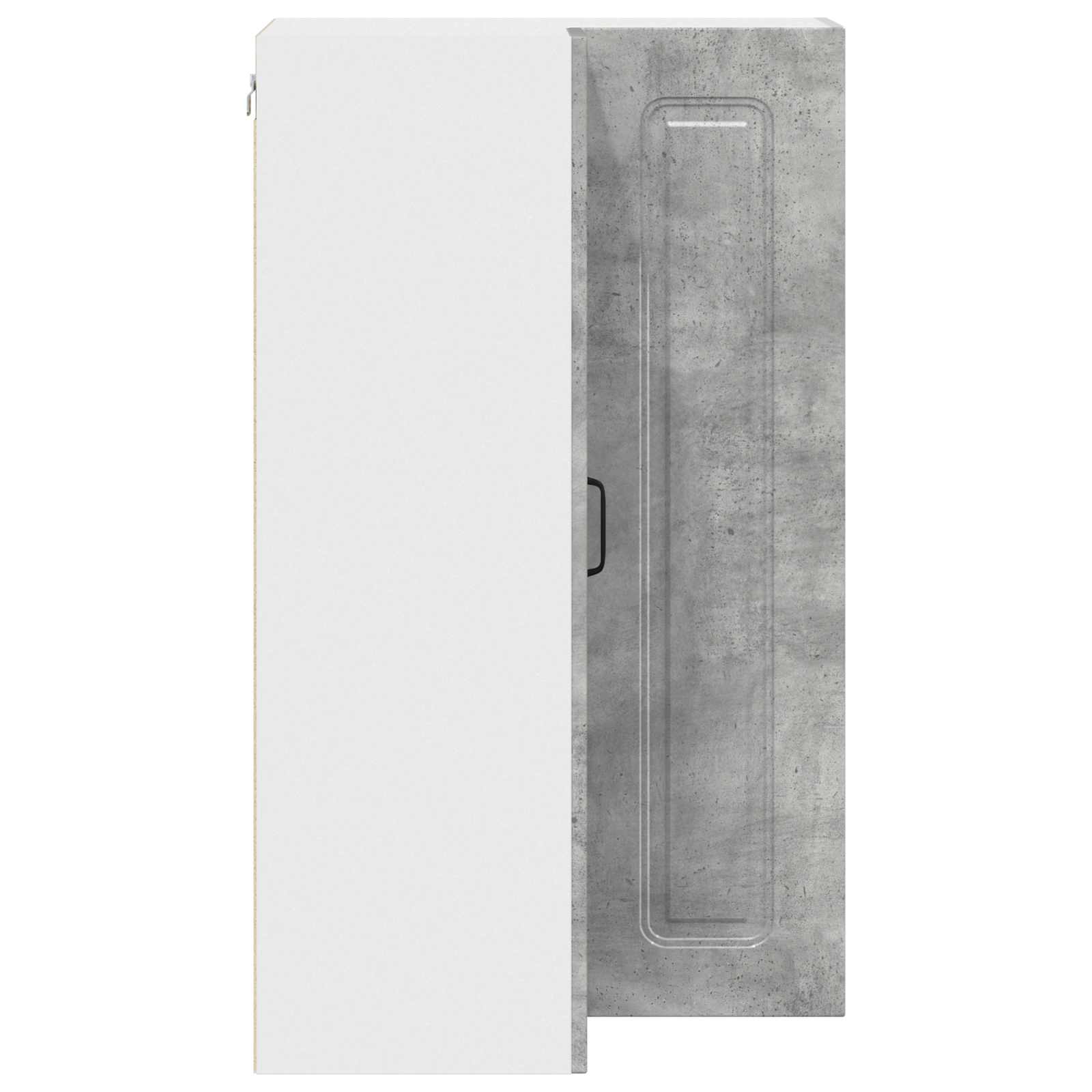 vidaXL Front do zmywarki Kalmar Betonowy szary 57 x 57 x 100 cm