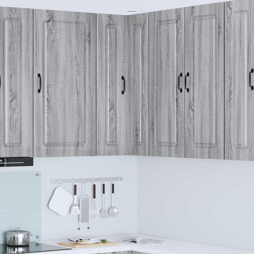 vidaXL Front do zmywarki Kalmar Szary Sonoma 57 x 57 x 100 cm