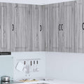 vidaXL Front do zmywarki Kalmar Szary Sonoma 57 x 57 x 100 cm