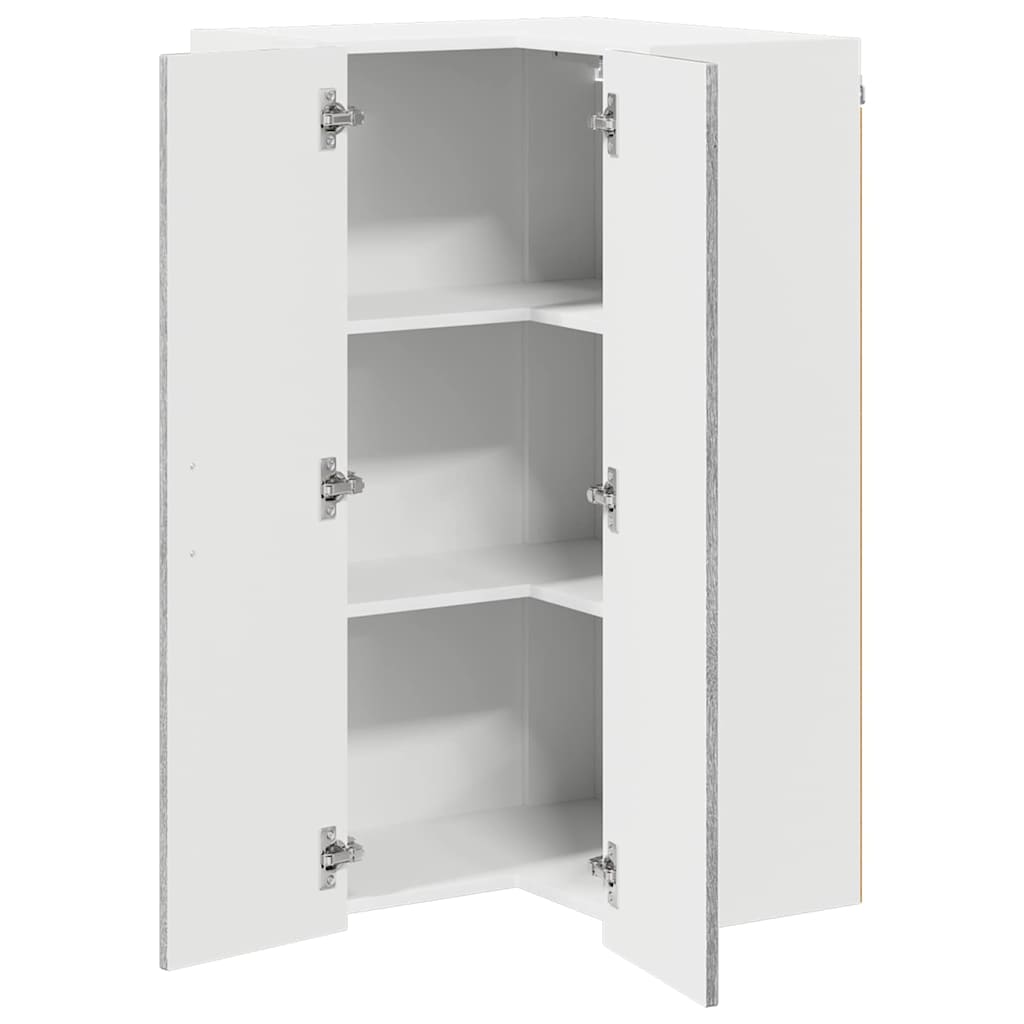 vidaXL Front do zmywarki Kalmar Szary Sonoma 57 x 57 x 100 cm