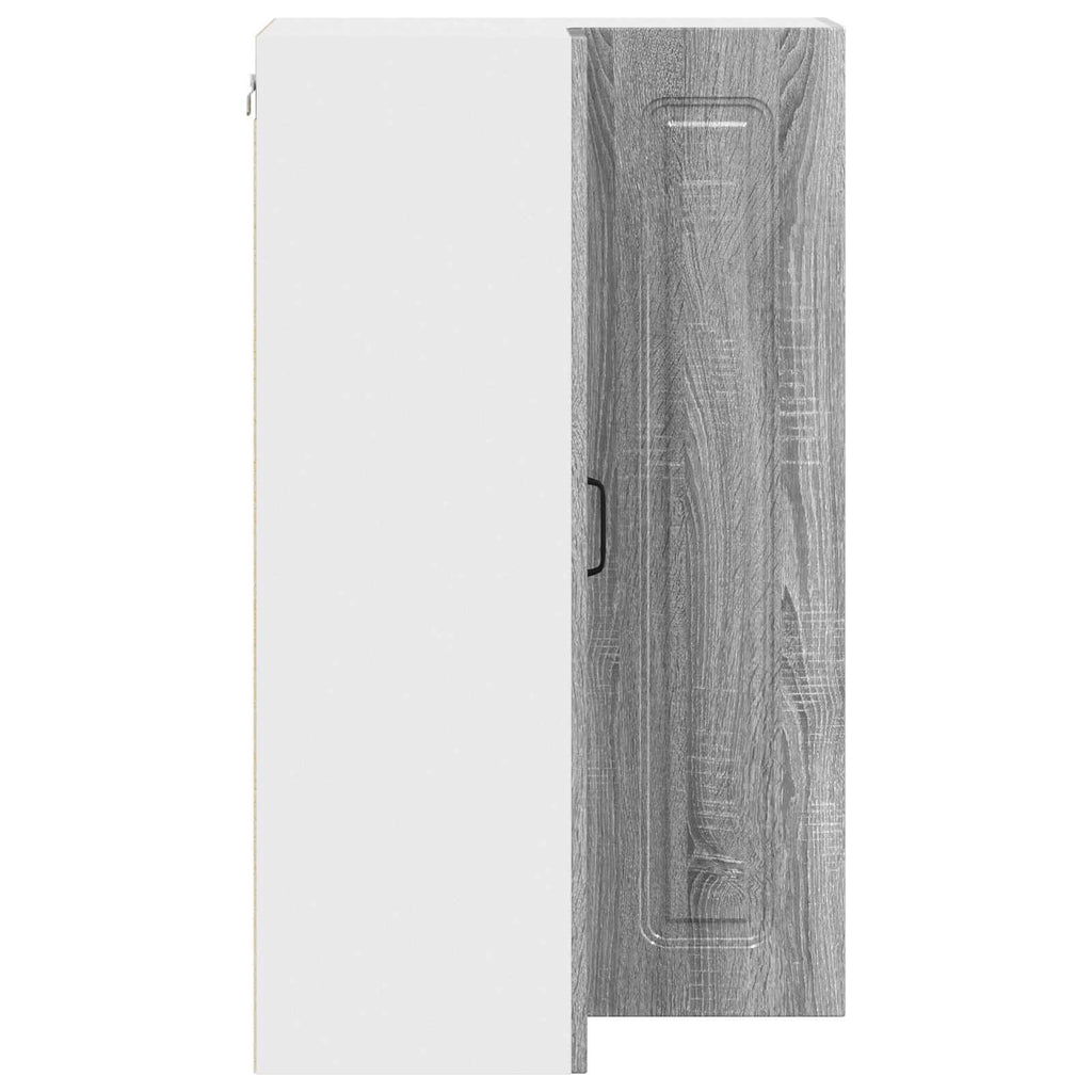 vidaXL Front do zmywarki Kalmar Szary Sonoma 57 x 57 x 100 cm