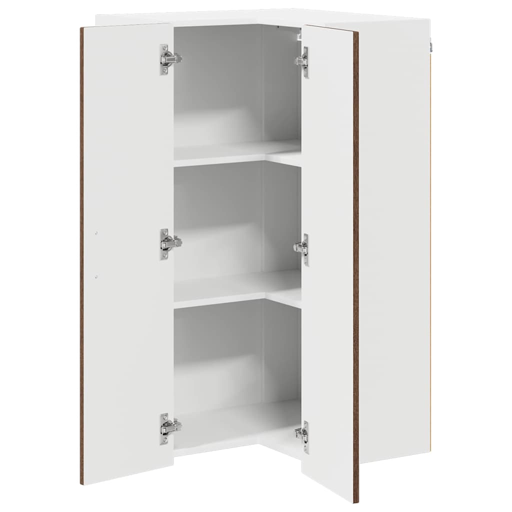 vidaXL Front do zmywarki Kalmar Brązowy dąb 57 x 57 x 100 cm
