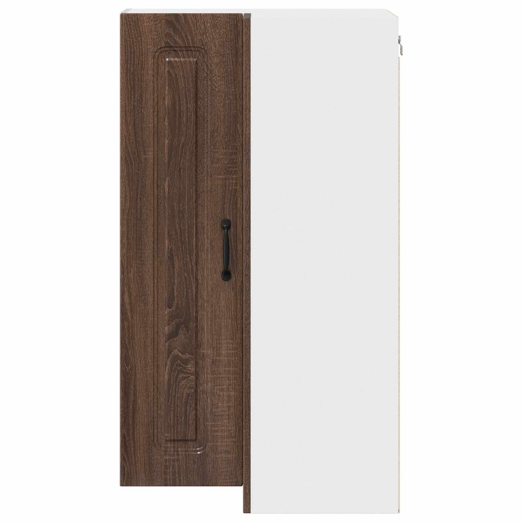 vidaXL Front do zmywarki Kalmar Brązowy dąb 57 x 57 x 100 cm