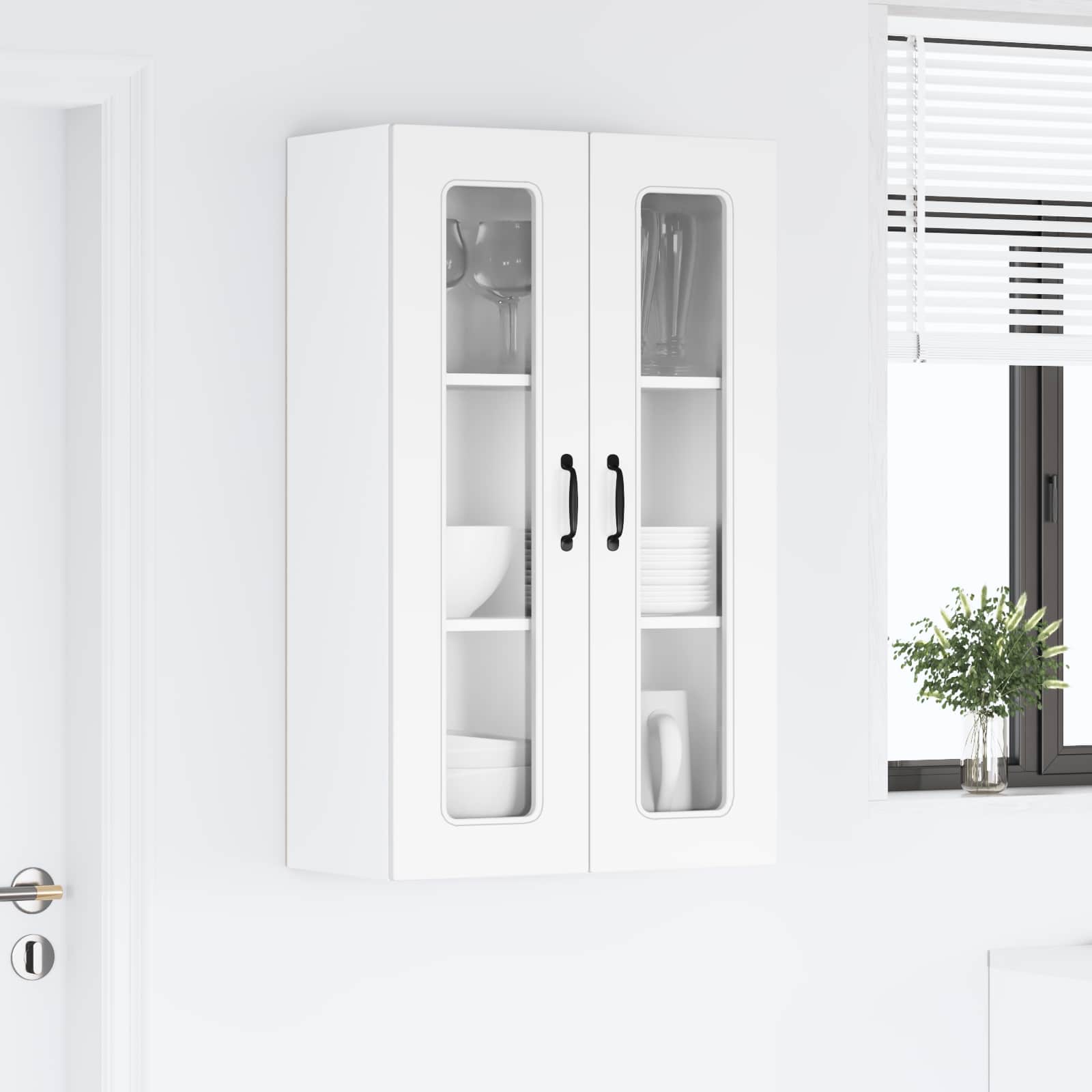 vidaXL Front do zmywarki Kalmar Biały 60 x 31 x 100 cm
