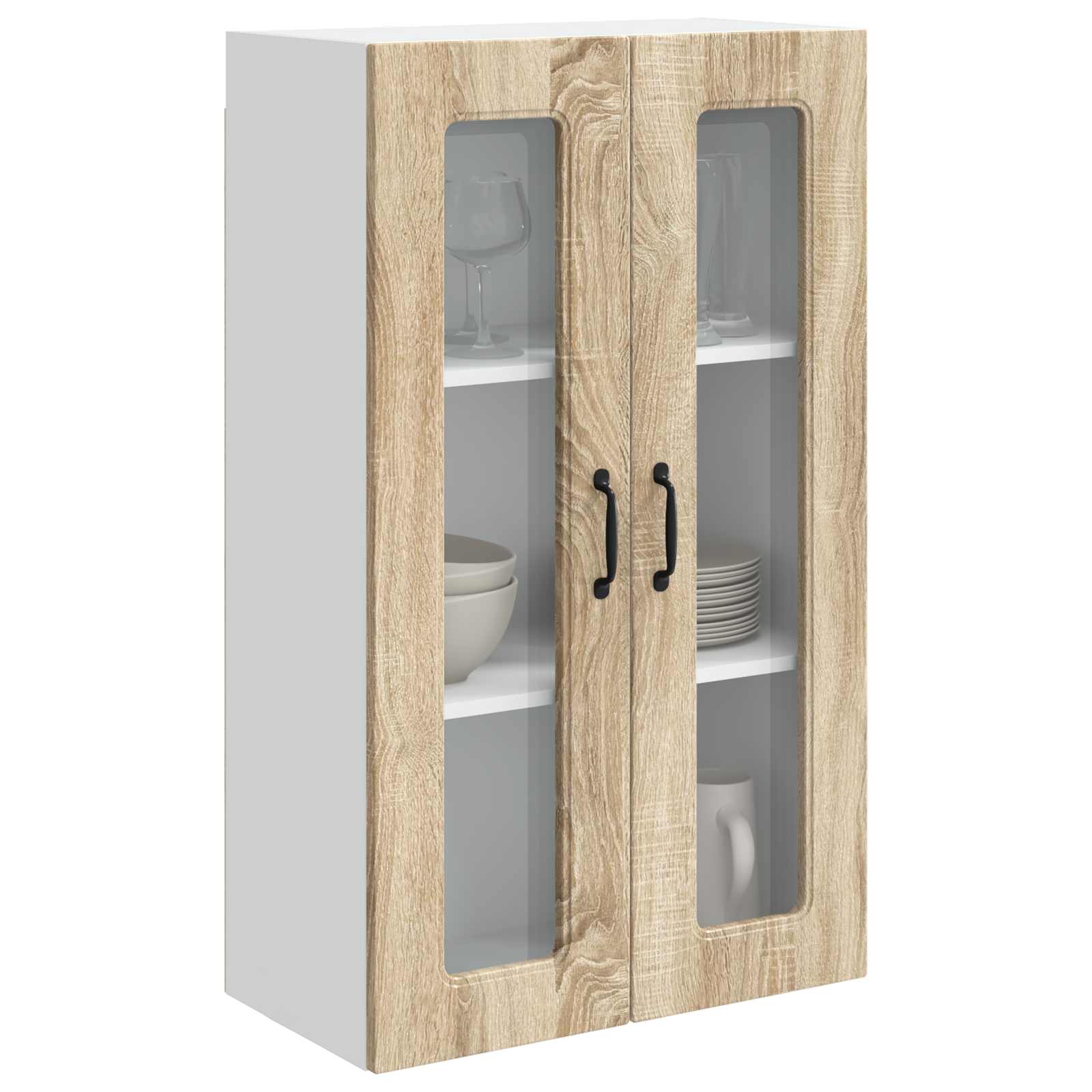 vidaXL Front do zmywarki Kalmar Dąb Sonoma 60 x 31 x 100 cm