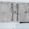 vidaXL Front do zmywarki Kalmar Betonowy szary 60 x 31 x 100 cm