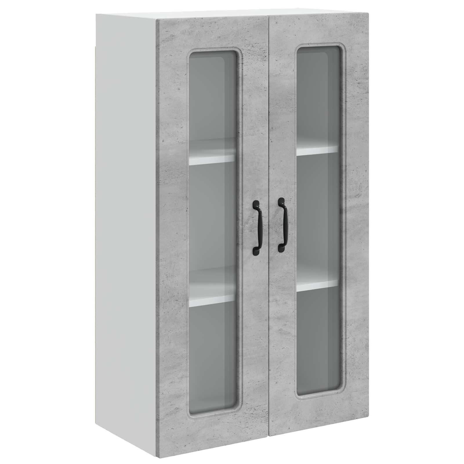 vidaXL Front do zmywarki Kalmar Betonowy szary 60 x 31 x 100 cm