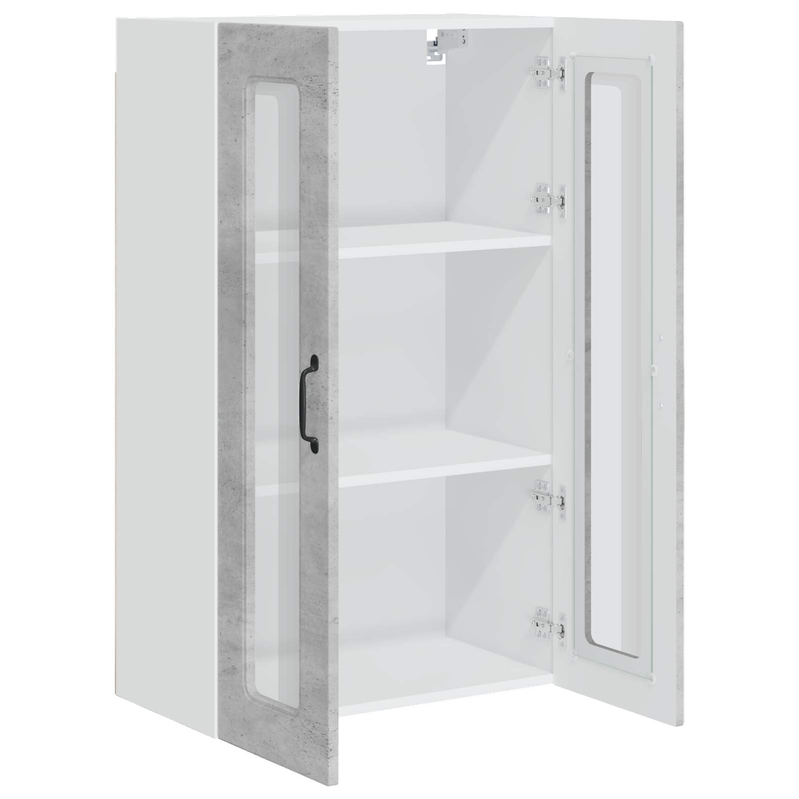 vidaXL Front do zmywarki Kalmar Betonowy szary 60 x 31 x 100 cm