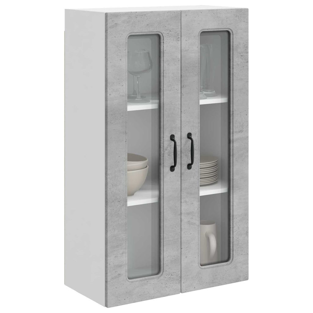vidaXL Front do zmywarki Kalmar Betonowy szary 60 x 31 x 100 cm