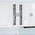 vidaXL Front do zmywarki Kalmar Wysoki połysk biały 60 x 31 x 100 cm