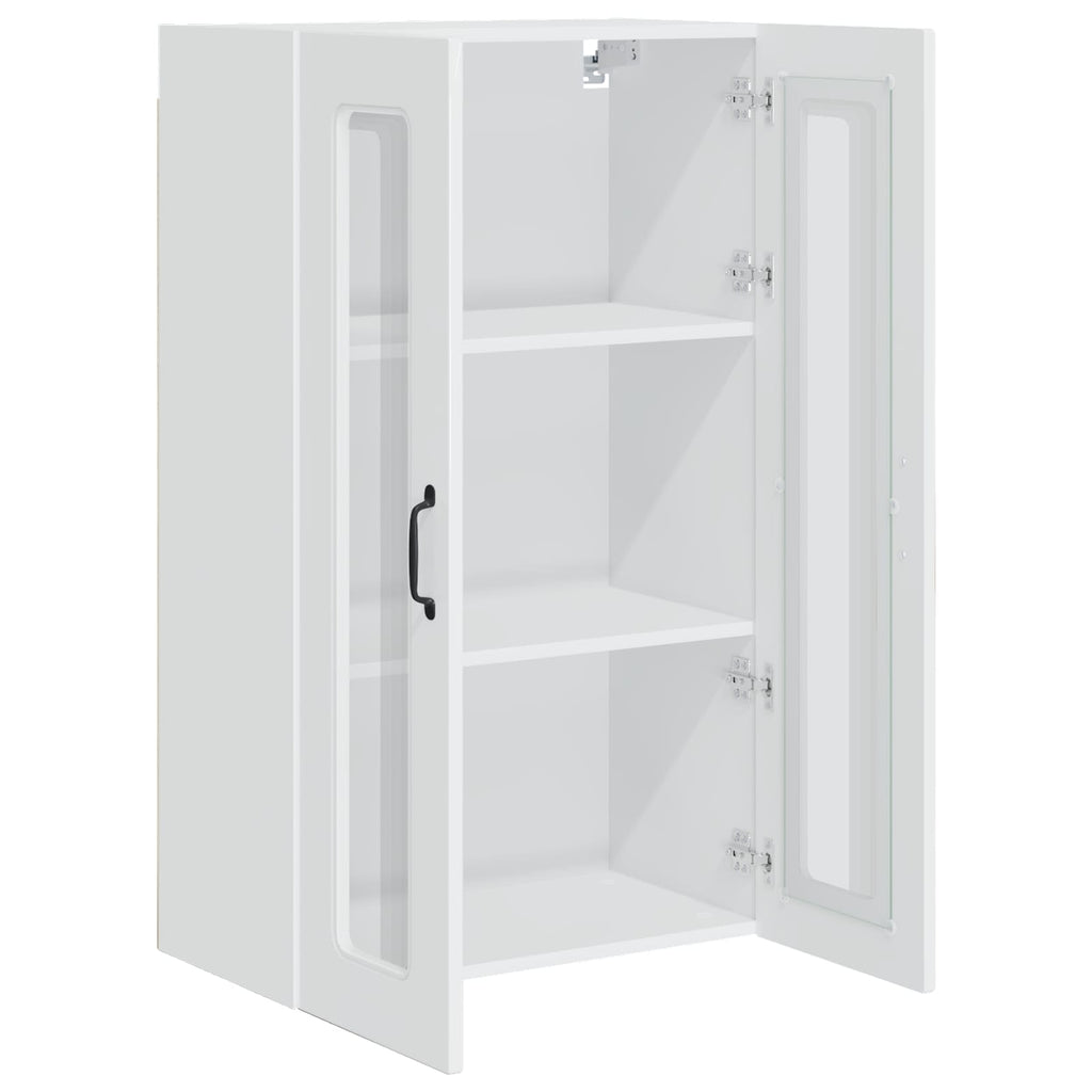 vidaXL Front do zmywarki Kalmar Wysoki połysk biały 60 x 31 x 100 cm